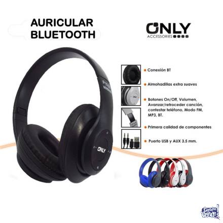 Auriculares Bluetooth, Radio FM- micro SD - Auxiliar