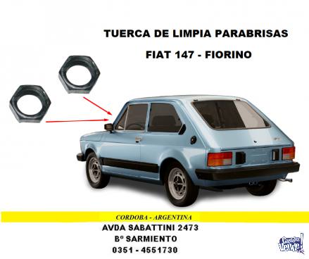 TUERCA DE LIMPIAPARABRISAS FIAT 147 - FIORINO