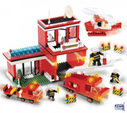 Blocky bomberos set más grande 290 piezas