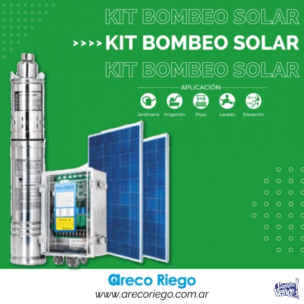 Kit bombeo solar  Areco riego