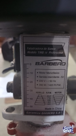 Taladro de banco Barbero TMB13 en Argentina Vende