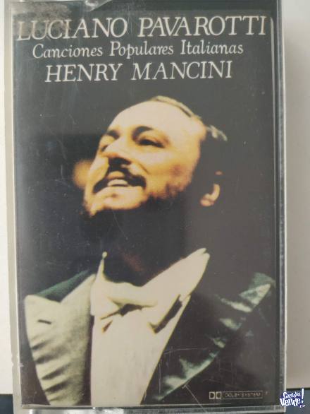 Cassette - Luciano Pavarotti - Canciones populares italianas