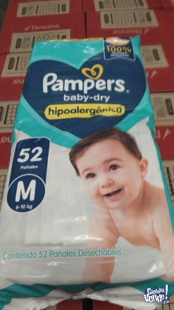 OFERTA PAÑALES PAMPERS BABY DRY 