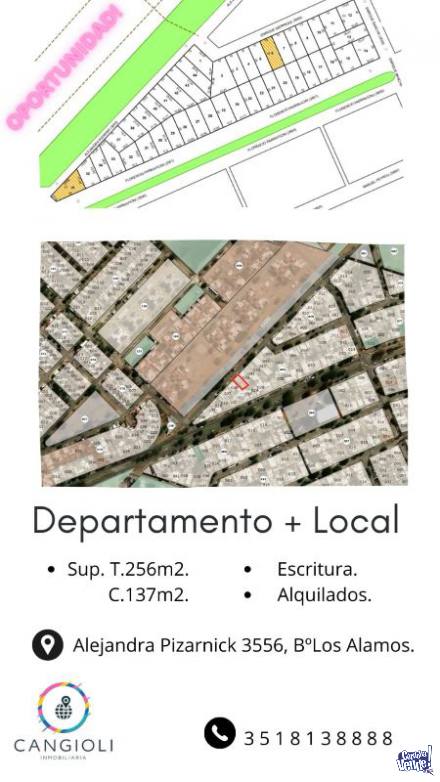 Local y departamento