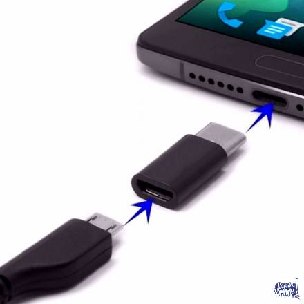 Adaptador micro USB (V8) hembra a Tipo C OTG