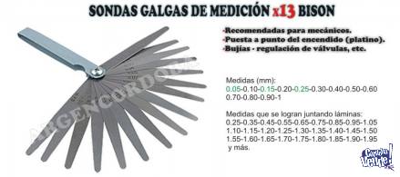 SONDAS GALGAS DE MEDICION X13 BISON