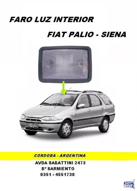 FARO INTERIOR FIAT PALIO-SIENA