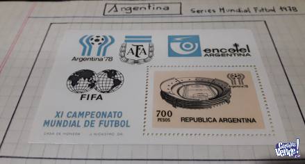 Argentina ´78, series mundial de fútbol, 78 1 bloque y un 