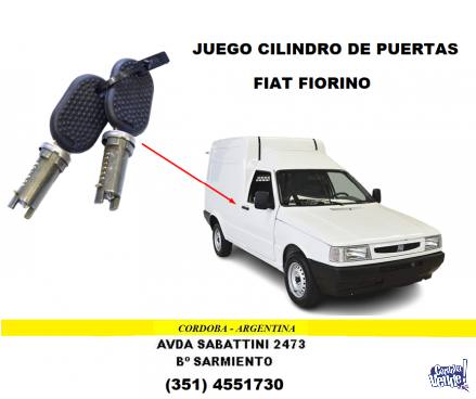 JUEGO CILINDROS DE PUERTAS FIAT FIORINO