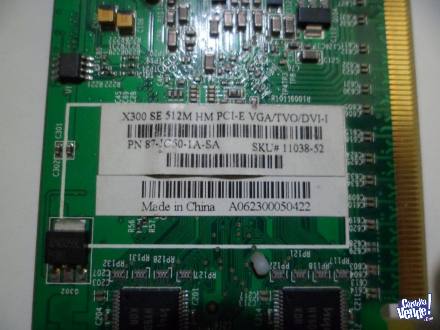 Placa Video PCI-E Ati Radeon X300 SE 512M HM VGA/TVO/DVI-I
