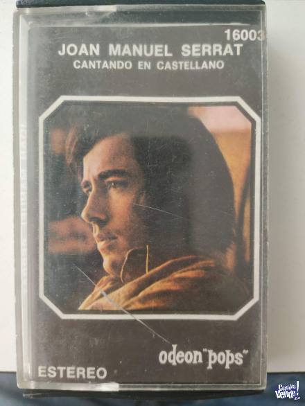 Cassette - Joan Manuel Serrat - Cantando en castellano