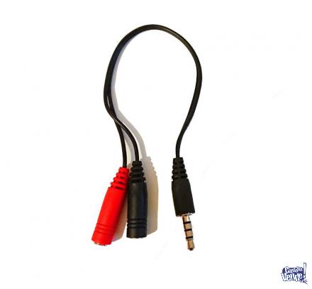 Adaptador micrófono y auricular a plug 3.5mm PlayStation