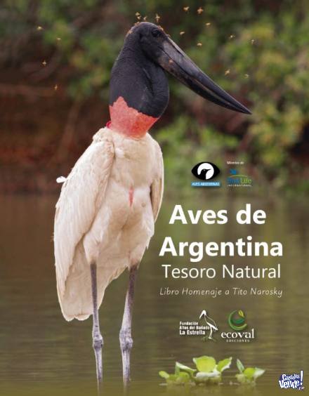 Libro Aves de Argentina. Tesoro Natural. Tapa Blanda en Argentina Vende
