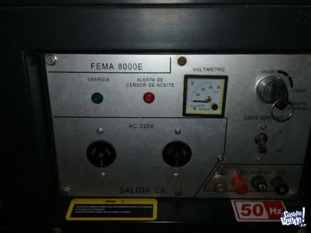 GENERADOR FEMA 6500W 8KVA NAFTERO MONOF. ARRANQUE ELECTRICO