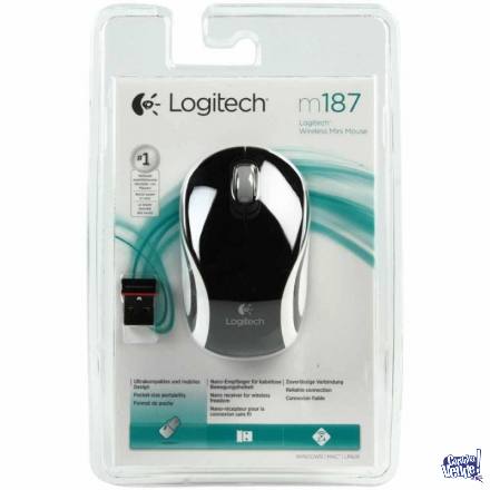 Mouse Logitech M187 Óptico Wireless Usb Inalámbrico Mini