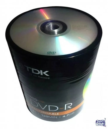 DVD VIRGEN TDK X 100 UNIDADES