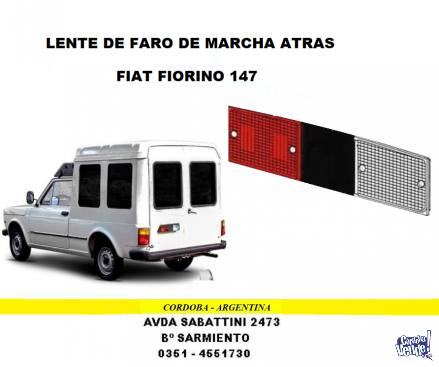 PLASTICO MARCHA ATRAS FIAT FIORINO 147
