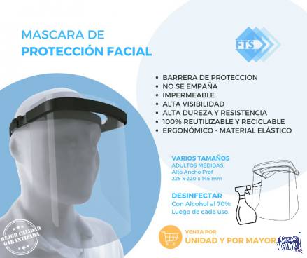 Mascara de Proteccion Facial de PET - FTS