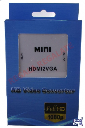 Conversor HDMI a VGA con sonido full HD en Argentina Vende