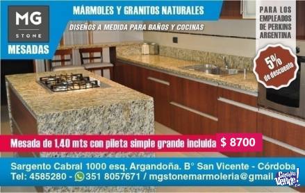 MARMOLERIA $ 47.000 mt piedras
