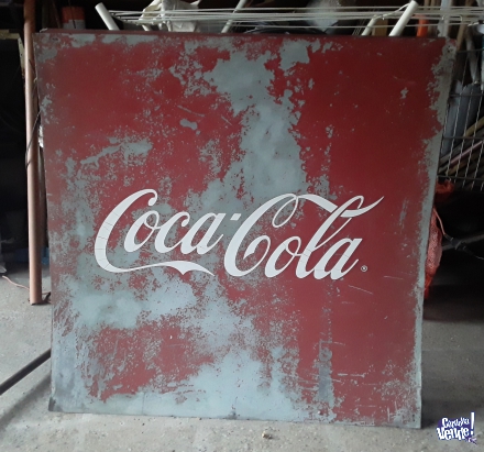 2 viejos carteles de Coca Cola