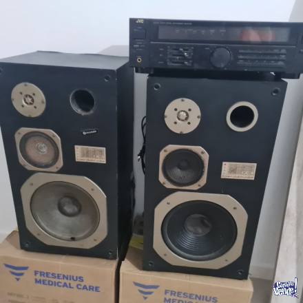 AMPLIFICADOR JVC MODELO RX-204BK Y DOS BAFLES AÑO 1989