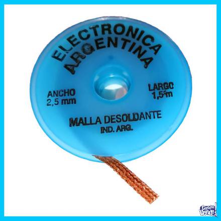 Malla Desoldante Electrónica Argentina 2,5mm 1,5m