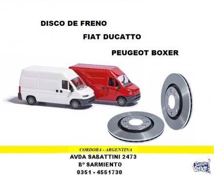 DISCO DE FRENO PEUGEOT BOXER