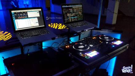 Dario Freije, Sonido e Iluminacion PRO con dos DJ