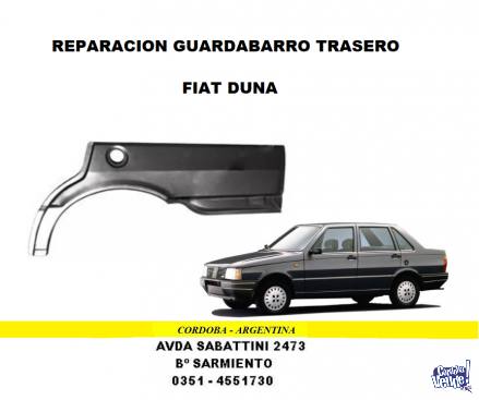 REPARACION GUARDABARRO TRASERO FIAT DUNA