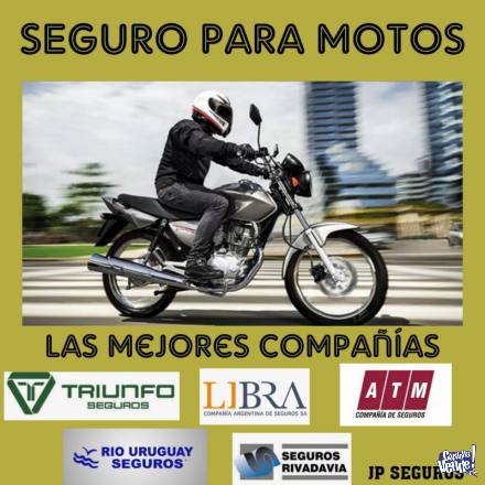 SEGUROS PARA MOTOS - JP SEGUROS en Argentina Vende