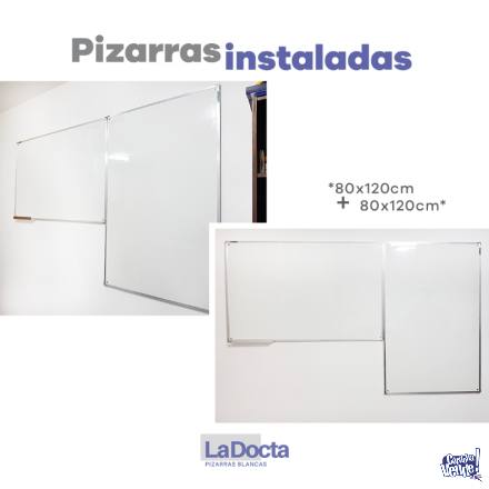 PIZARRAS BLANCAS 120x150cm – Marco de Aluminio (Nueva Cba.