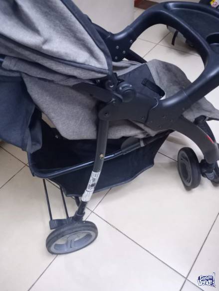 Coche Travel System Pompeya Gris