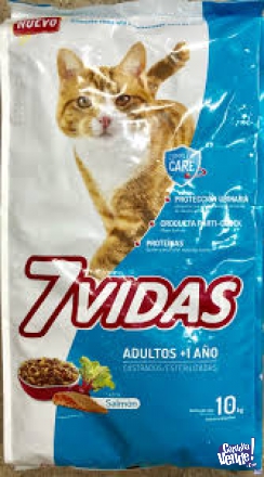 7 vidas gatos castrados x 10kg $5550 en Argentina Vende