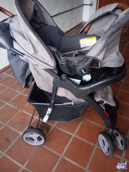 Coche Travel System Pompeya Gris