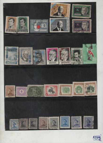 29 ESTAMPILLAS DE URUGUAY  de 1902 a 1964   $ 450