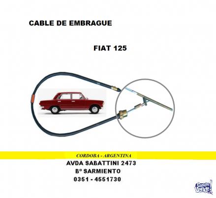 CABLE EMBRAGUE FIAT 125