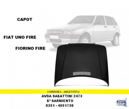 CAPOT FIAT UNO FIRE - FIORINO FIRE