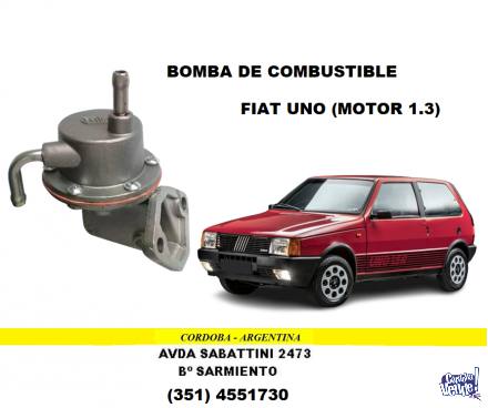 BOMBA DE COMBUSTIBLE FIAT UNO - MOTOR 1.3
