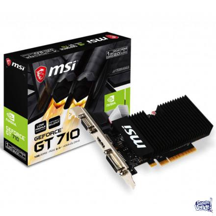 Placa de Video MSI GeForce GT 710 1GB DDR3 LP