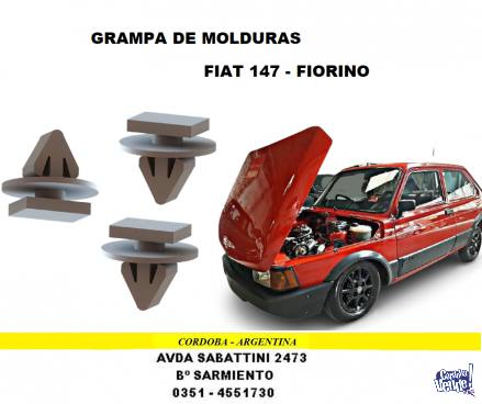 GRAMPA DE MOLDURAS FIAT 147