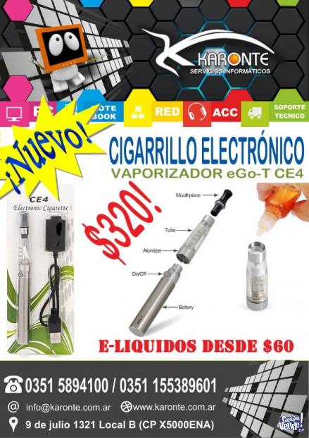Cigarrillo Electronico eGo CE4 Cigarro electrónico Vapeador