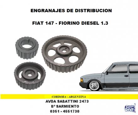 ENGRANAJES DE DISTRIBUCION FIAT 147 - FIORINO DIESEL 1.3