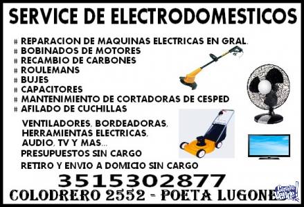 SERVICE ELECTRODOMESTICOS CORDOBA