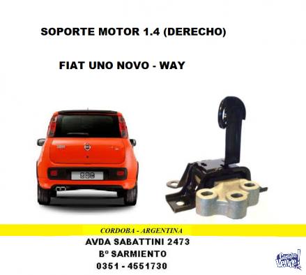 SOPORTE MOTOR 1.4 DERECHO FIAT UNO NOVO - WAY