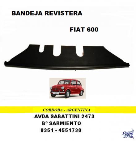 BANDEJA BAJO TABLERO FIAT 600