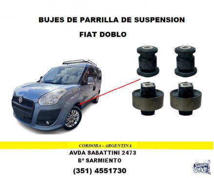 BUJES DE PARRILLA DE SUSPENSION FIAT DOBLO