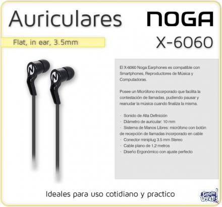 AURICULAR MANOS LIBRES NOGANET IN-EAR X6060