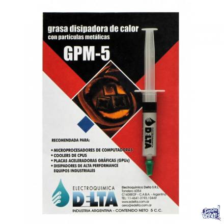 GRASA DISIPADORA TERMICA C/METAL GPM-5 (JERINGA) - DELTA
