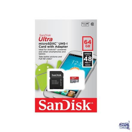 Memoria Sandisk 64 gb micro sd clase 10 Ultra SDHC/SDXC